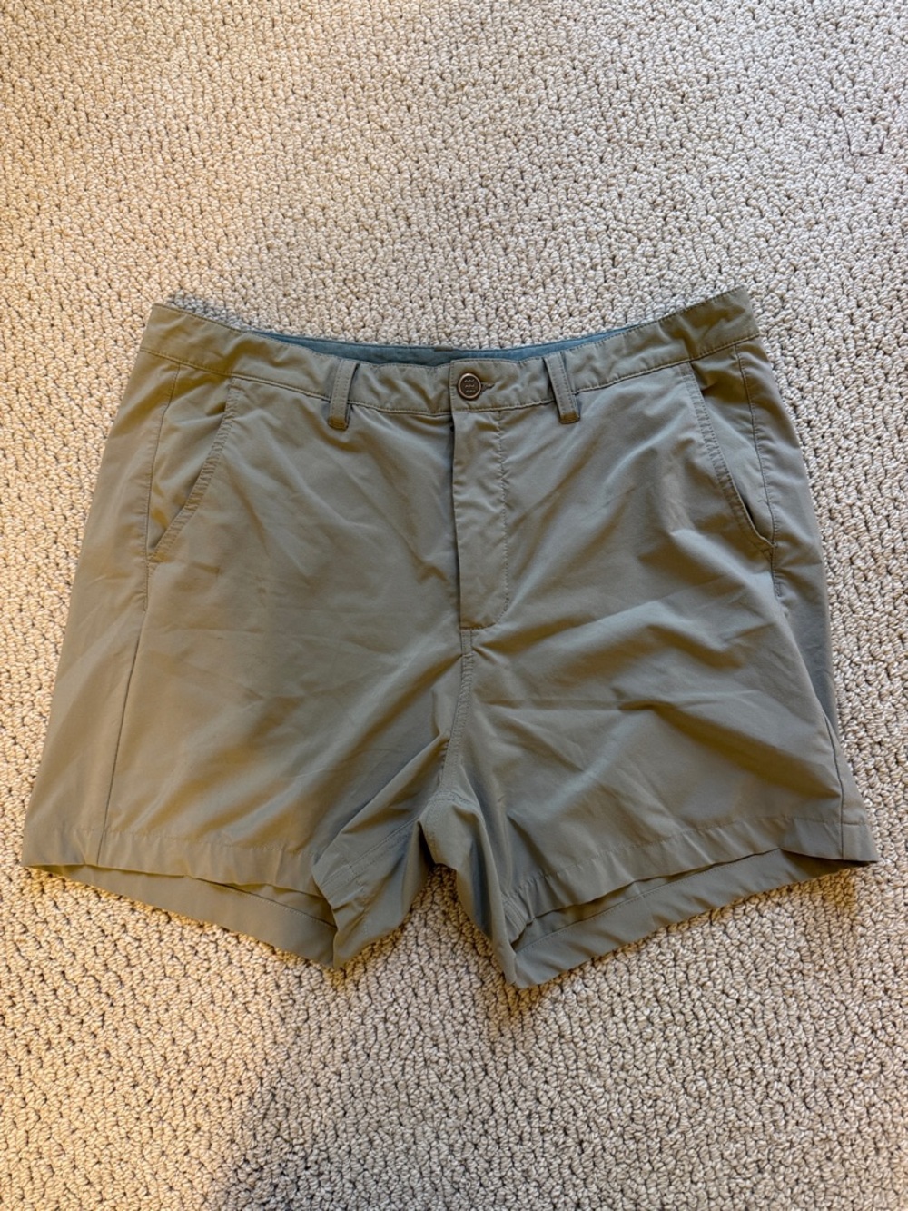 Free Fly Apparel Olive Lightweight Flat-Front Men's Shorts